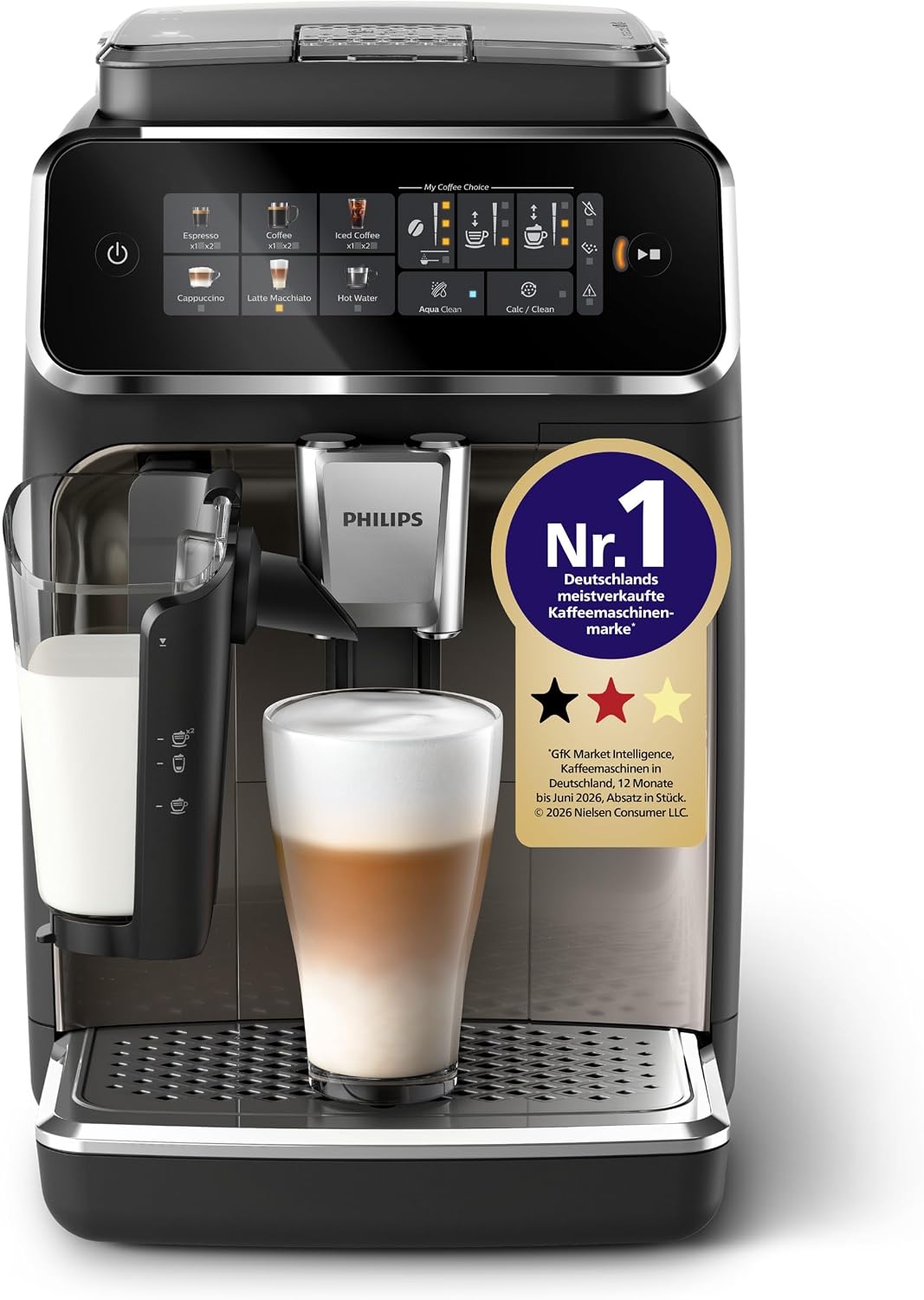 Philips LatteGo 3300 im Test: Note 2,0 aus 5 Tests